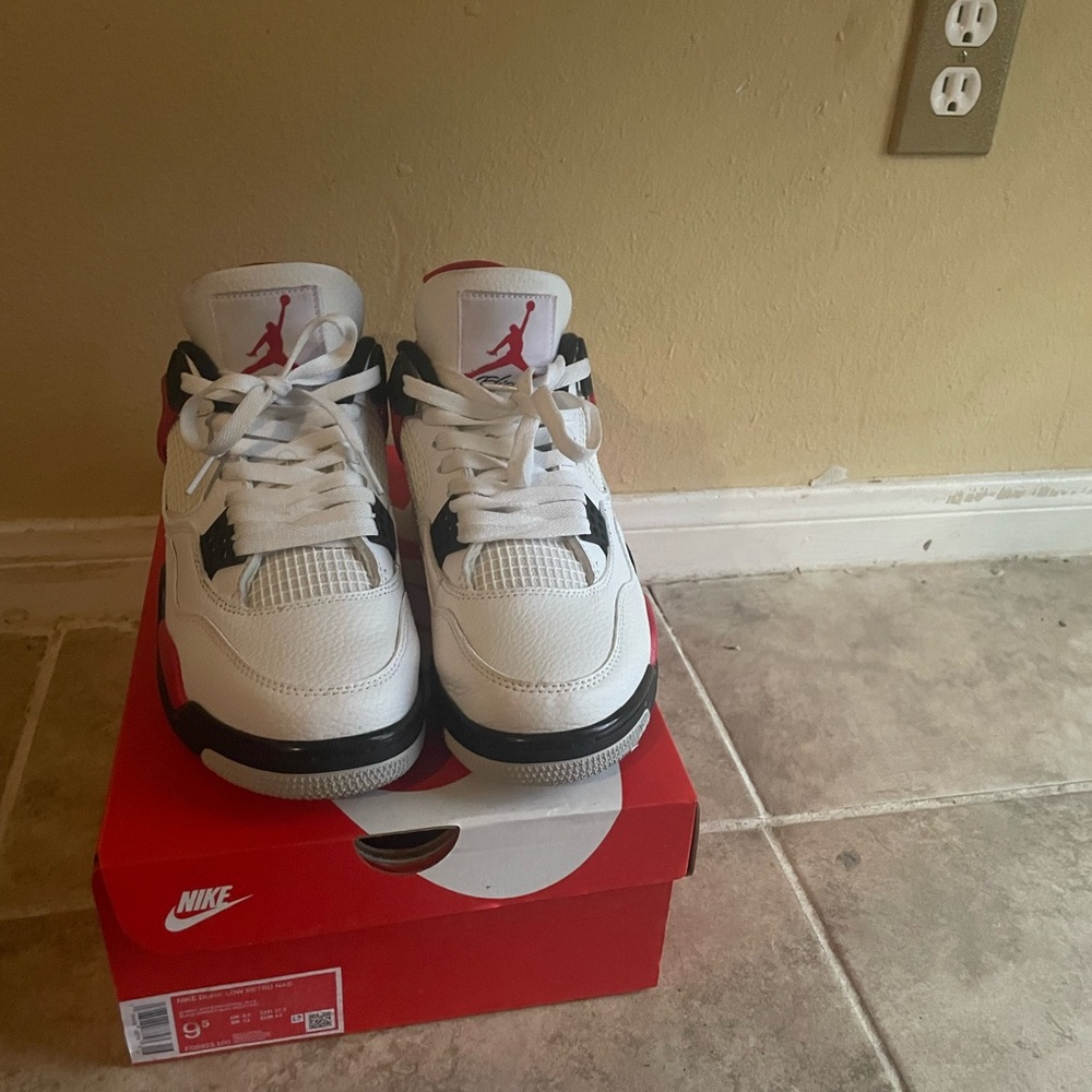 Jordan 4 red cement